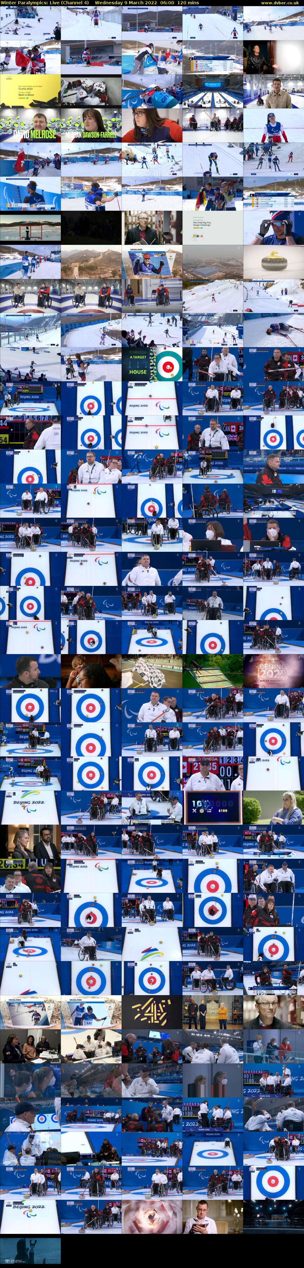 Winter Paralympics: Live (Channel 4) Wednesday 9 March 2022 06:00 - 08:00