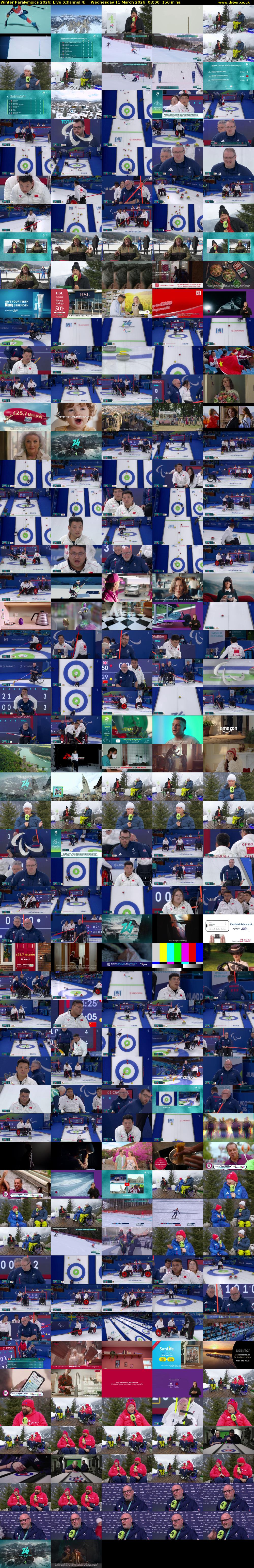 Winter Paralympics 2026: Live (Channel 4) Wednesday 11 March 2026 08:00 - 10:30