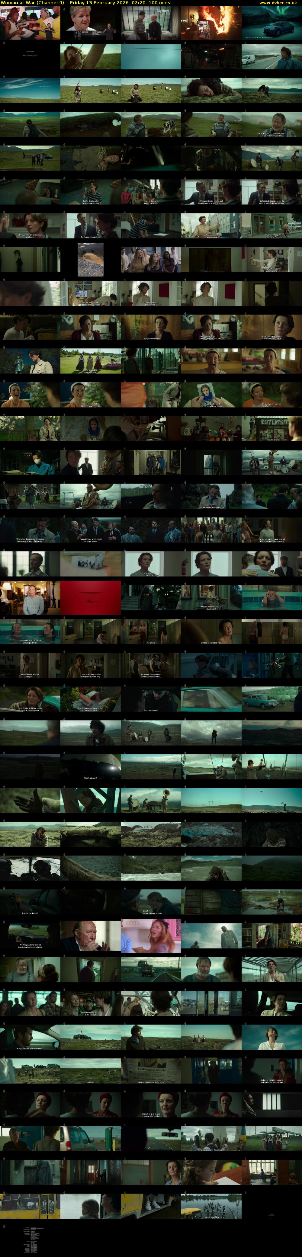 Woman at War (Channel 4) Friday 13 February 2026 02:20 - 04:00