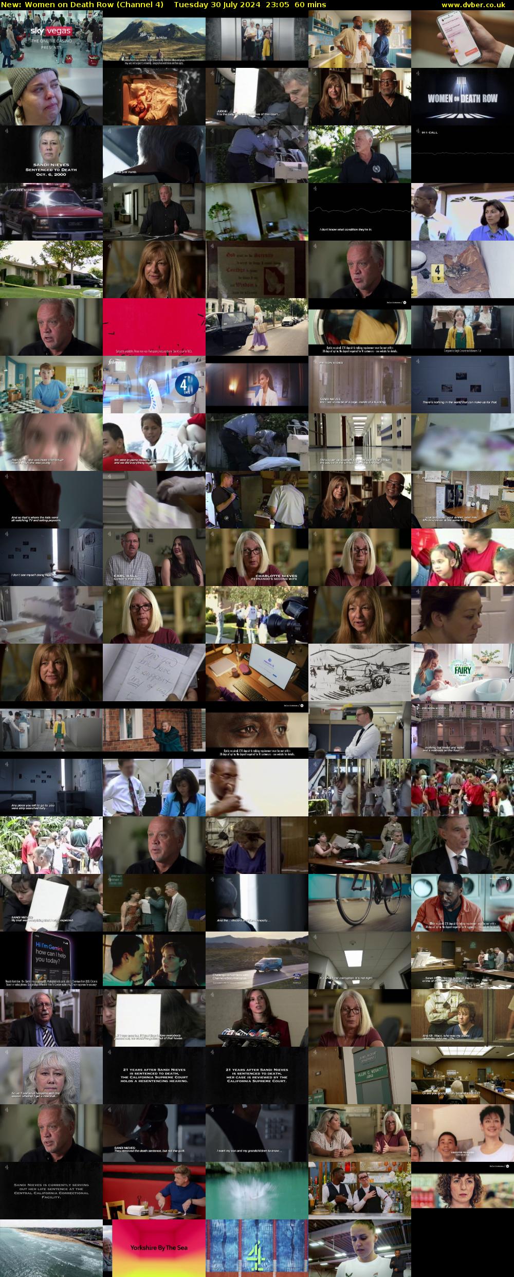 Women on Death Row (Channel 4) Tuesday 30 July 2024 23:05 - 00:05