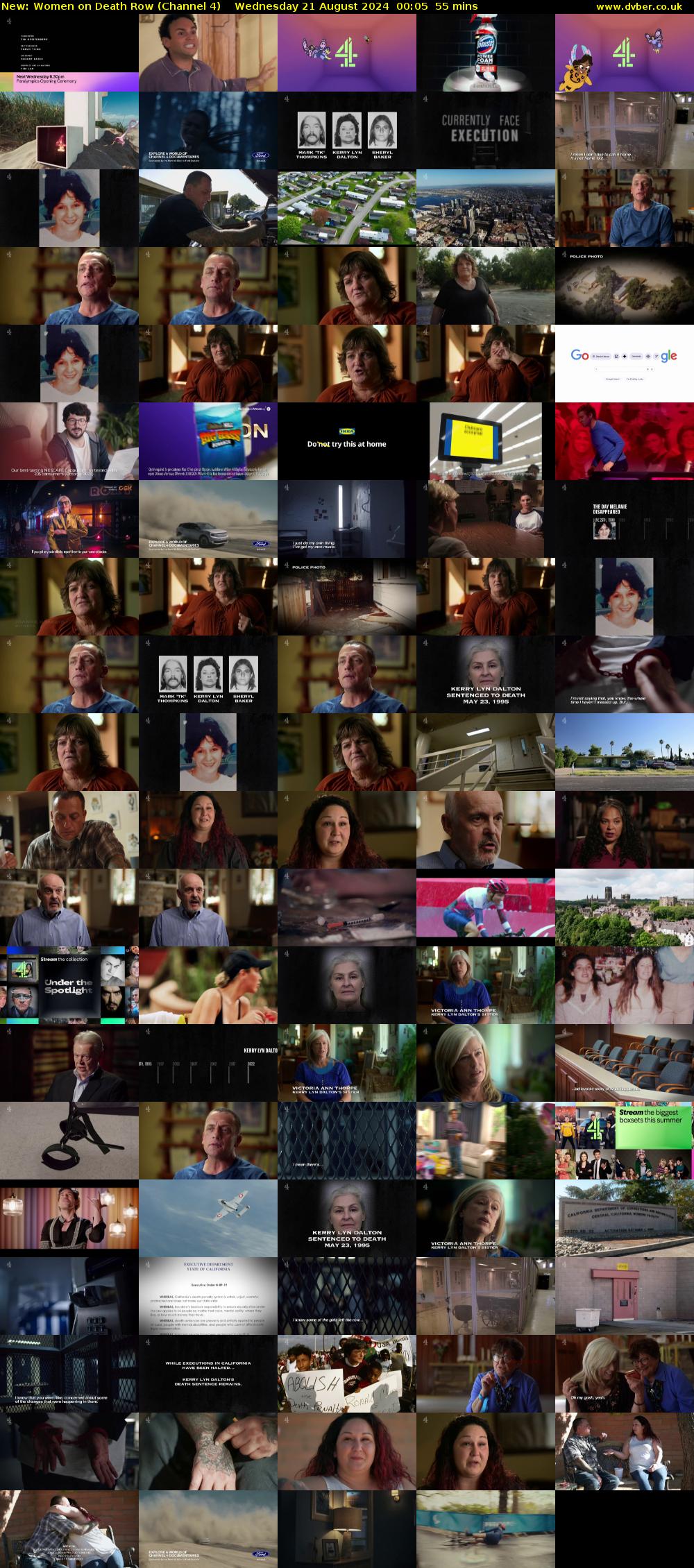 Women on Death Row (Channel 4) Wednesday 21 August 2024 00:05 - 01:00