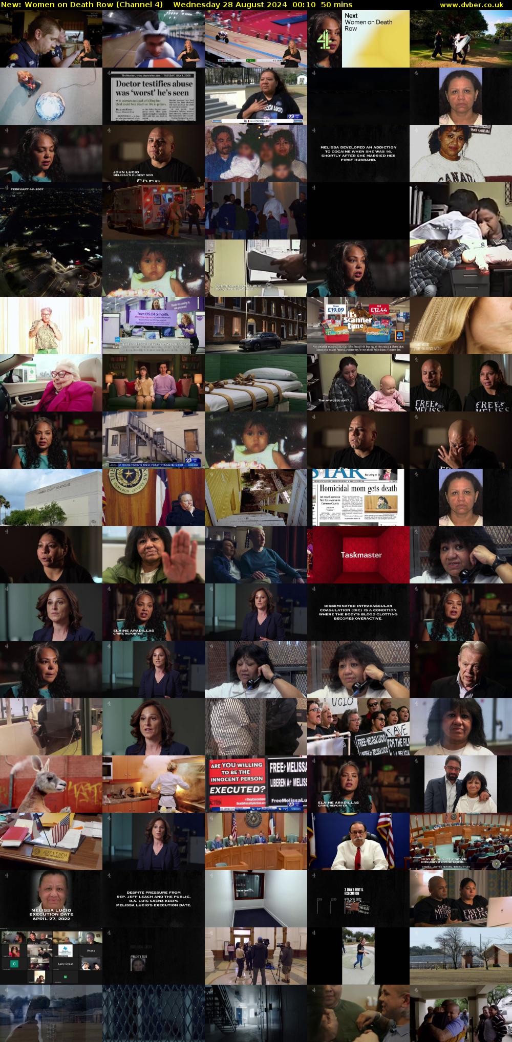 Women on Death Row (Channel 4) Wednesday 28 August 2024 00:10 - 01:00