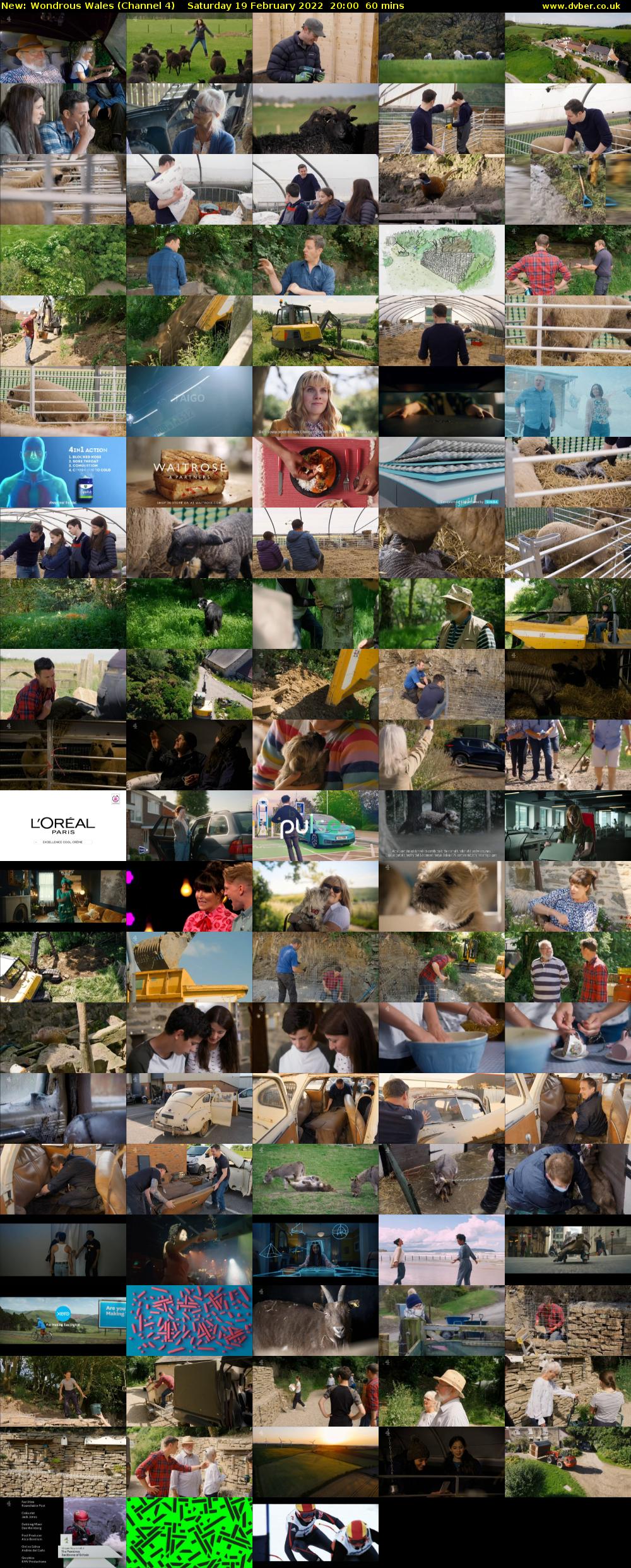 Wondrous Wales (Channel 4) Saturday 19 February 2022 20:00 - 21:00