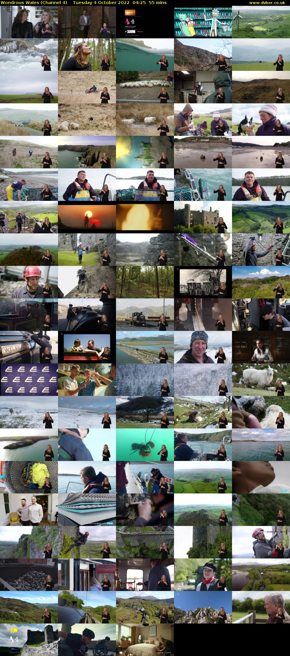 Wondrous Wales (Channel 4) Tuesday 4 October 2022 04:25 - 05:20