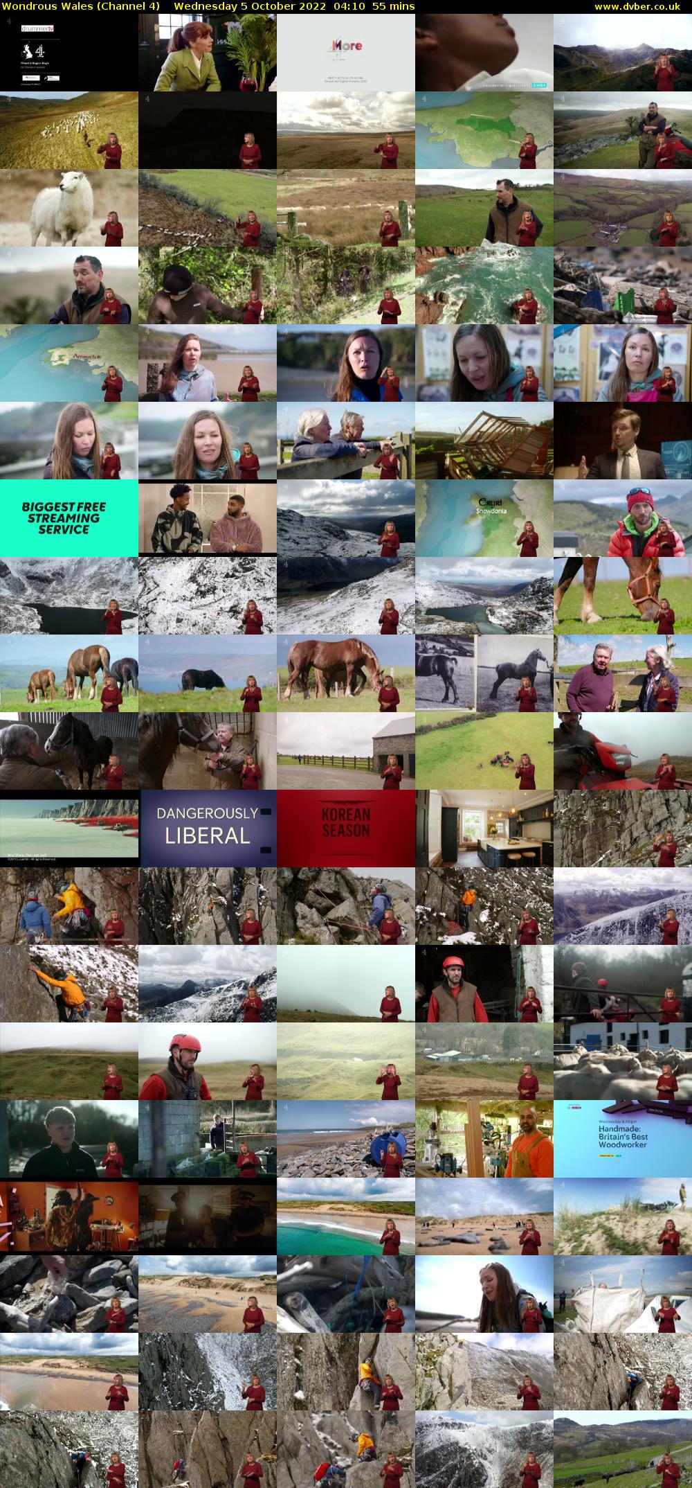 Wondrous Wales (Channel 4) Wednesday 5 October 2022 04:10 - 05:05
