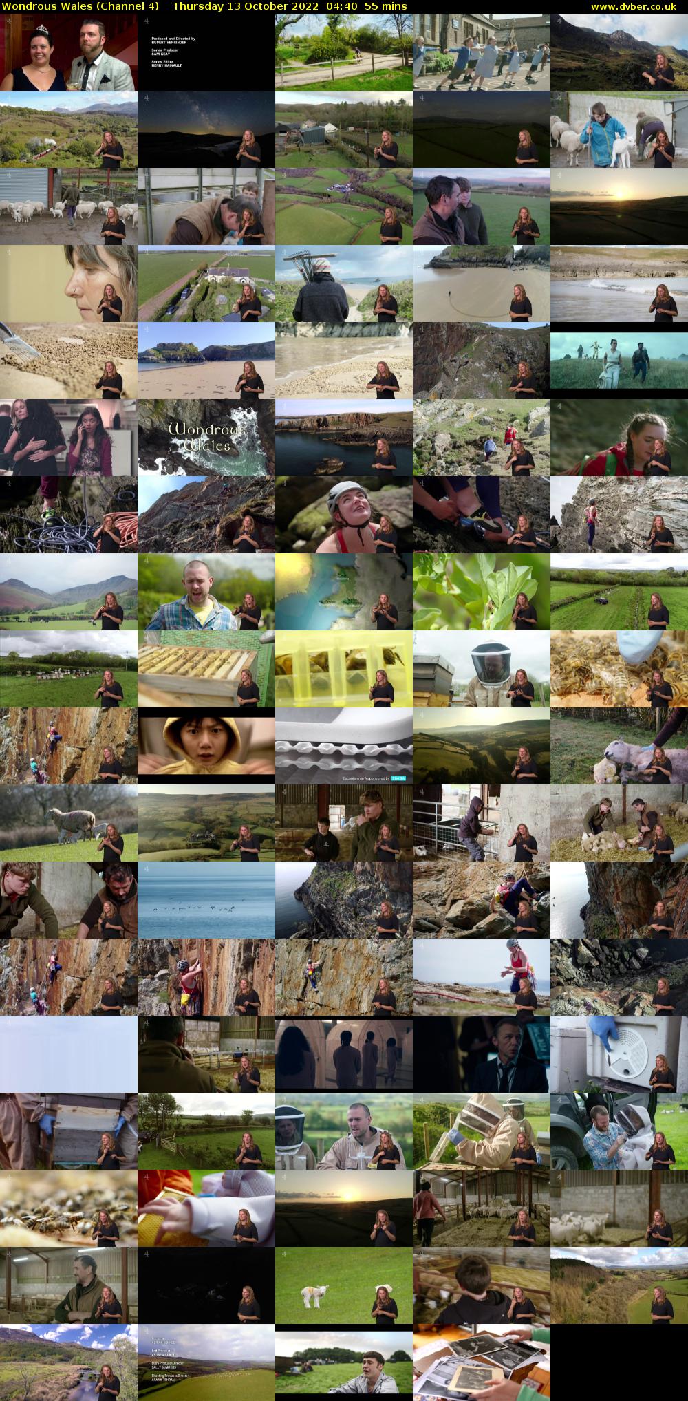 Wondrous Wales (Channel 4) Thursday 13 October 2022 04:40 - 05:35