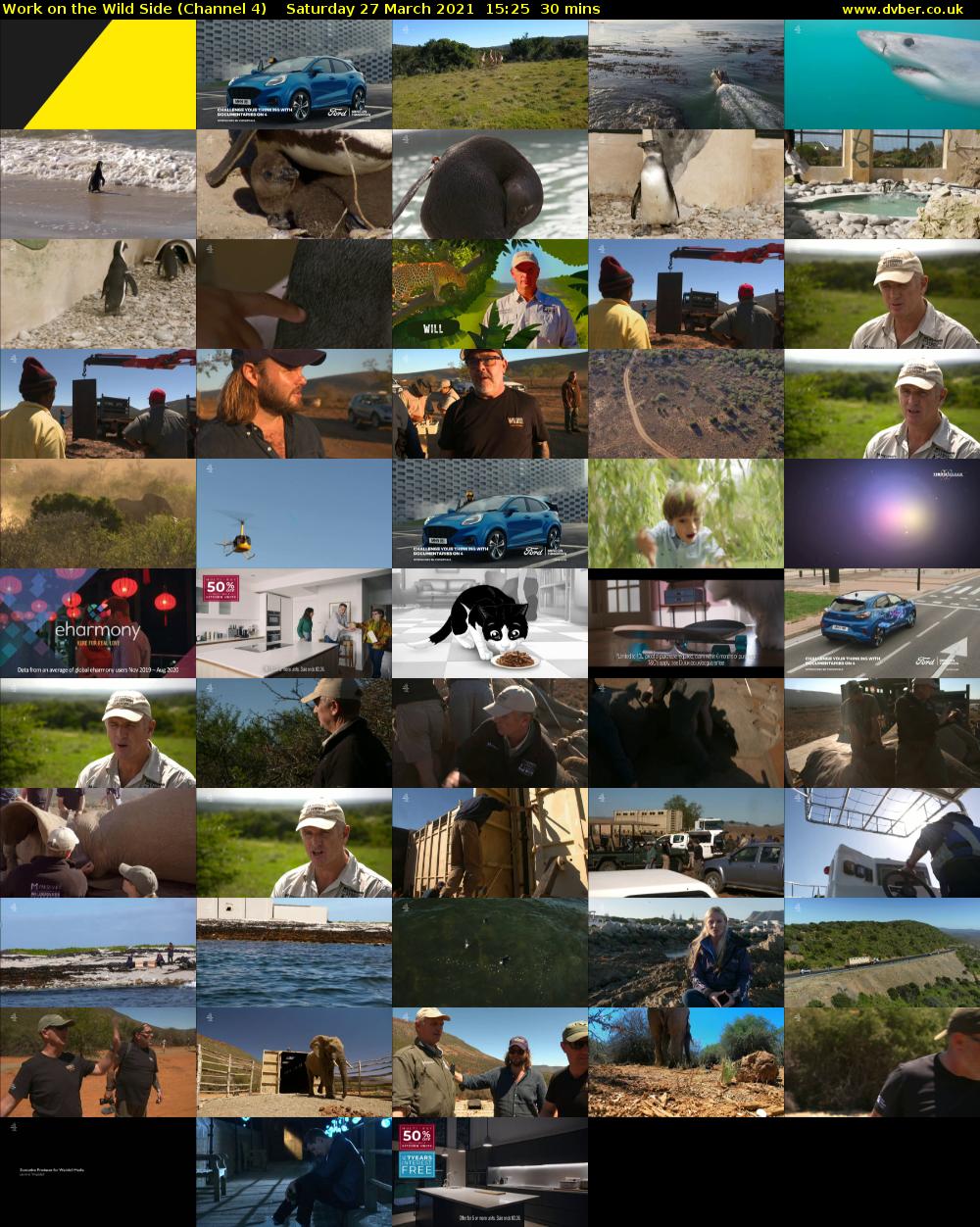 Work on the Wild Side (Channel 4) Saturday 27 March 2021 15:25 - 15:55