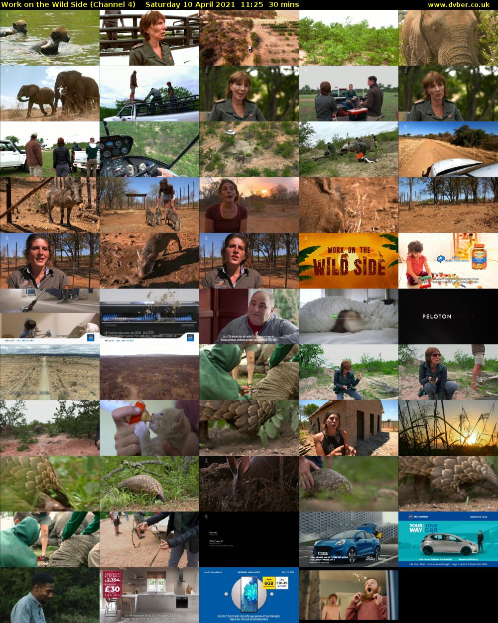 Work on the Wild Side (Channel 4) Saturday 10 April 2021 11:25 - 11:55