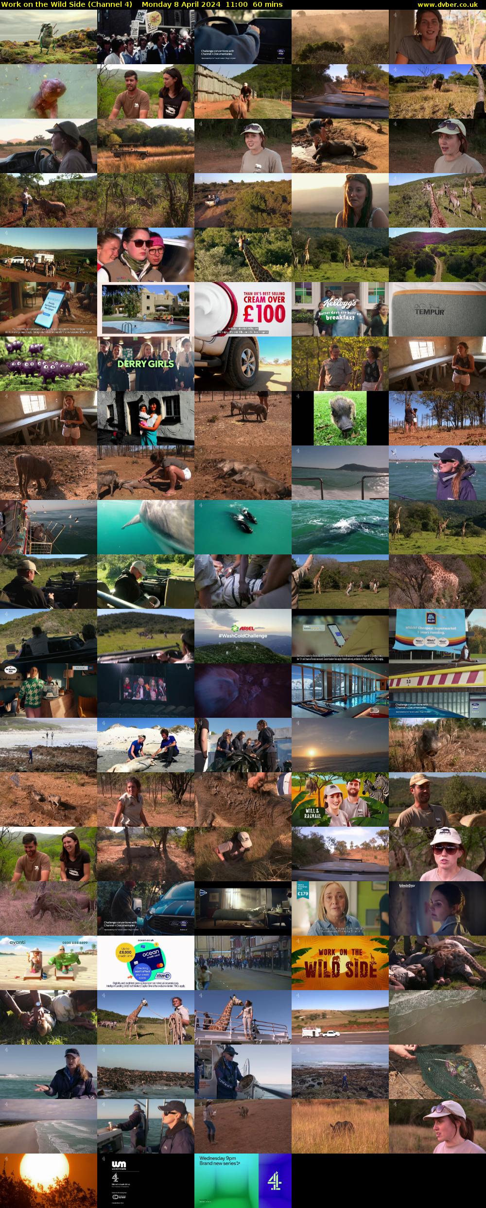 Work on the Wild Side (Channel 4) Monday 8 April 2024 11:00 - 12:00