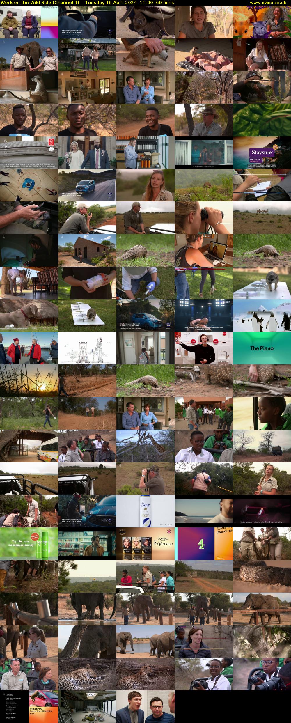 Work on the Wild Side (Channel 4) Tuesday 16 April 2024 11:00 - 12:00