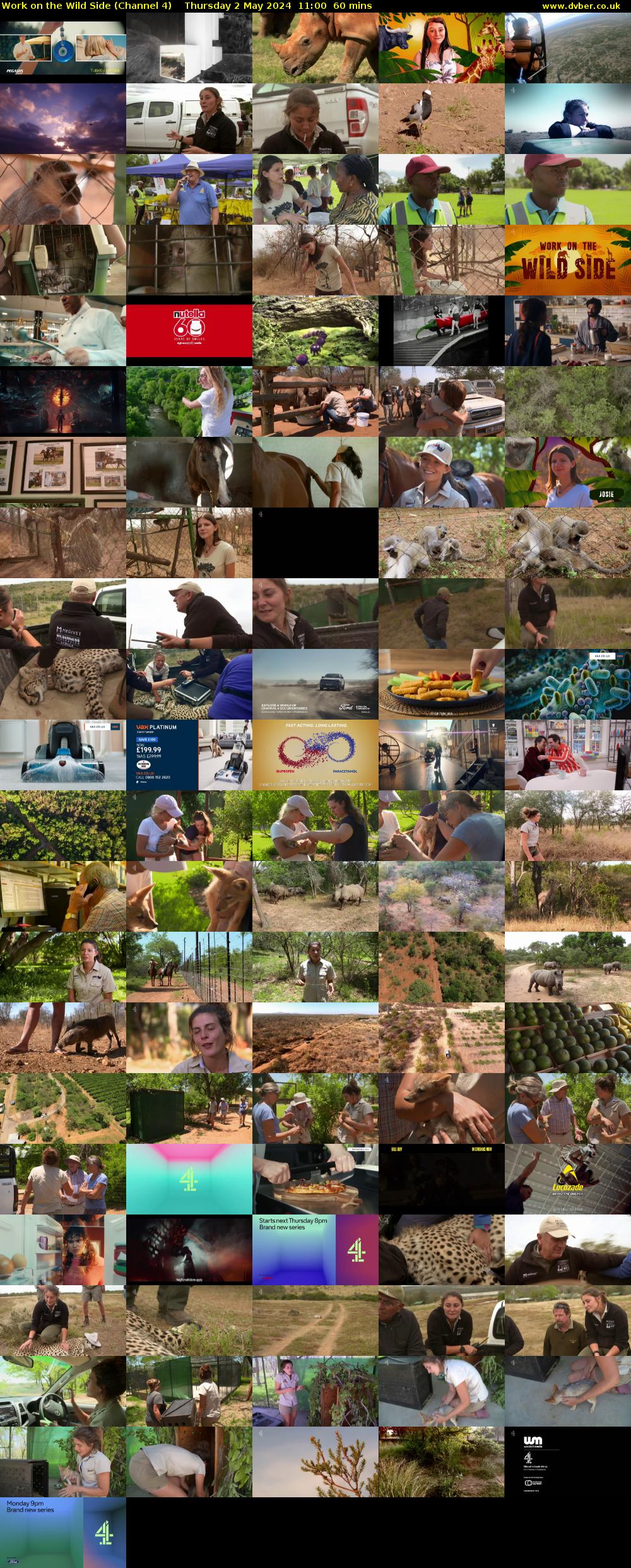 Work on the Wild Side (Channel 4) Thursday 2 May 2024 11:00 - 12:00