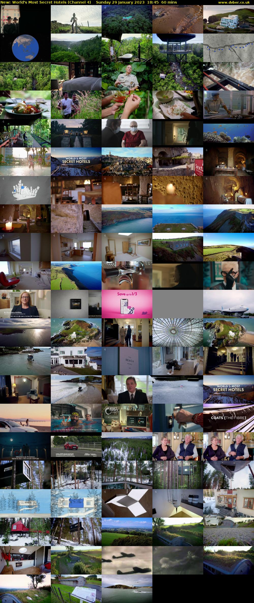 World's Most Secret Hotels (Channel 4) Sunday 29 January 2023 18:45 - 19:45