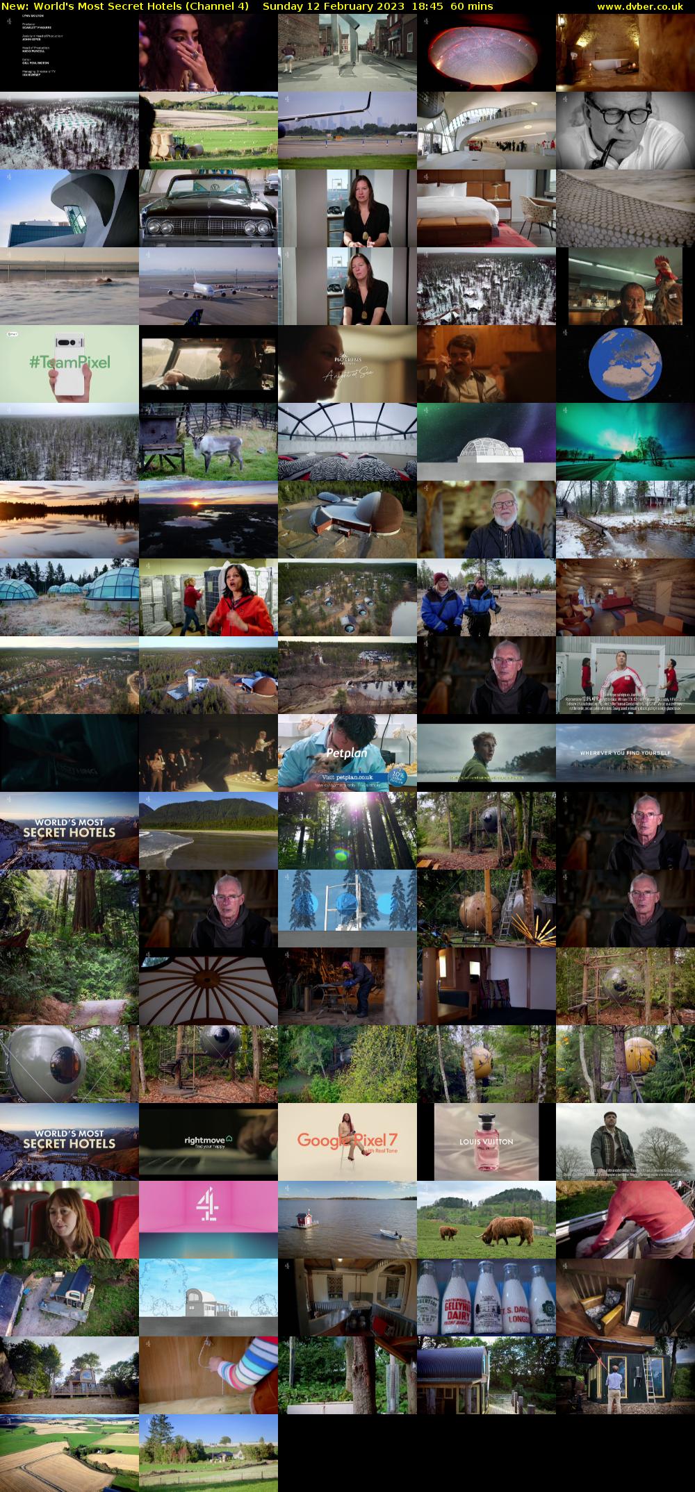 World's Most Secret Hotels (Channel 4) Sunday 12 February 2023 18:45 - 19:45