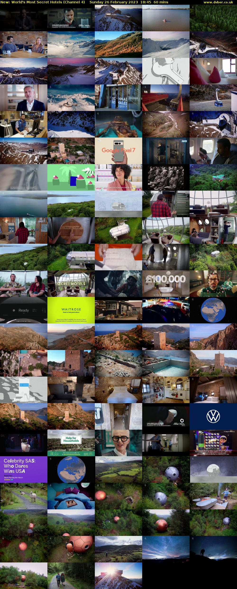 World's Most Secret Hotels (Channel 4) Sunday 26 February 2023 18:45 - 19:45