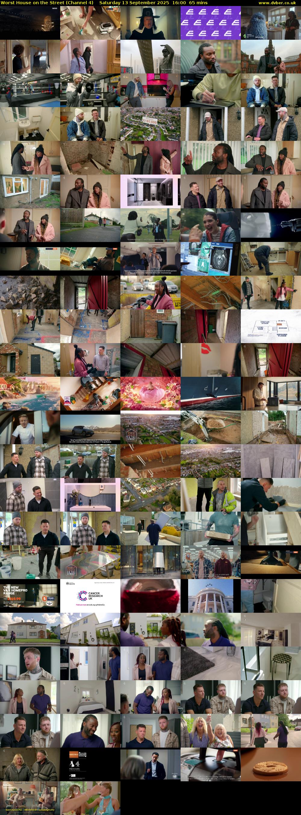 Worst House on the Street (Channel 4) Saturday 13 September 2025 16:00 - 17:05