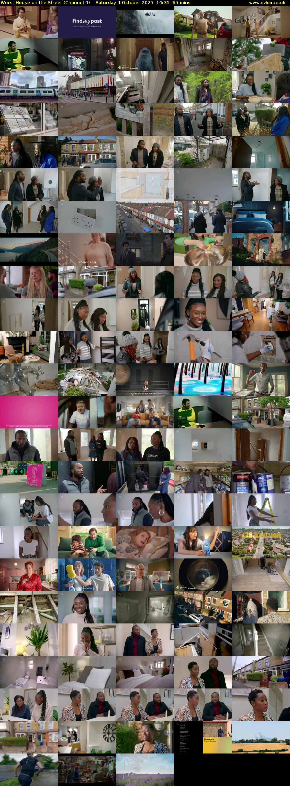 Worst House on the Street (Channel 4) Saturday 4 October 2025 14:35 - 15:40