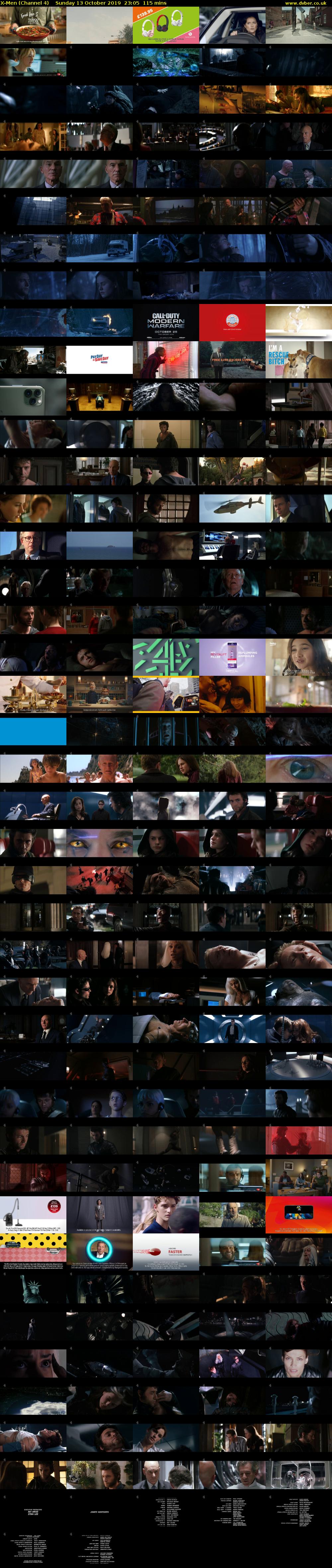 X-Men (Channel 4) Sunday 13 October 2019 23:05 - 01:00
