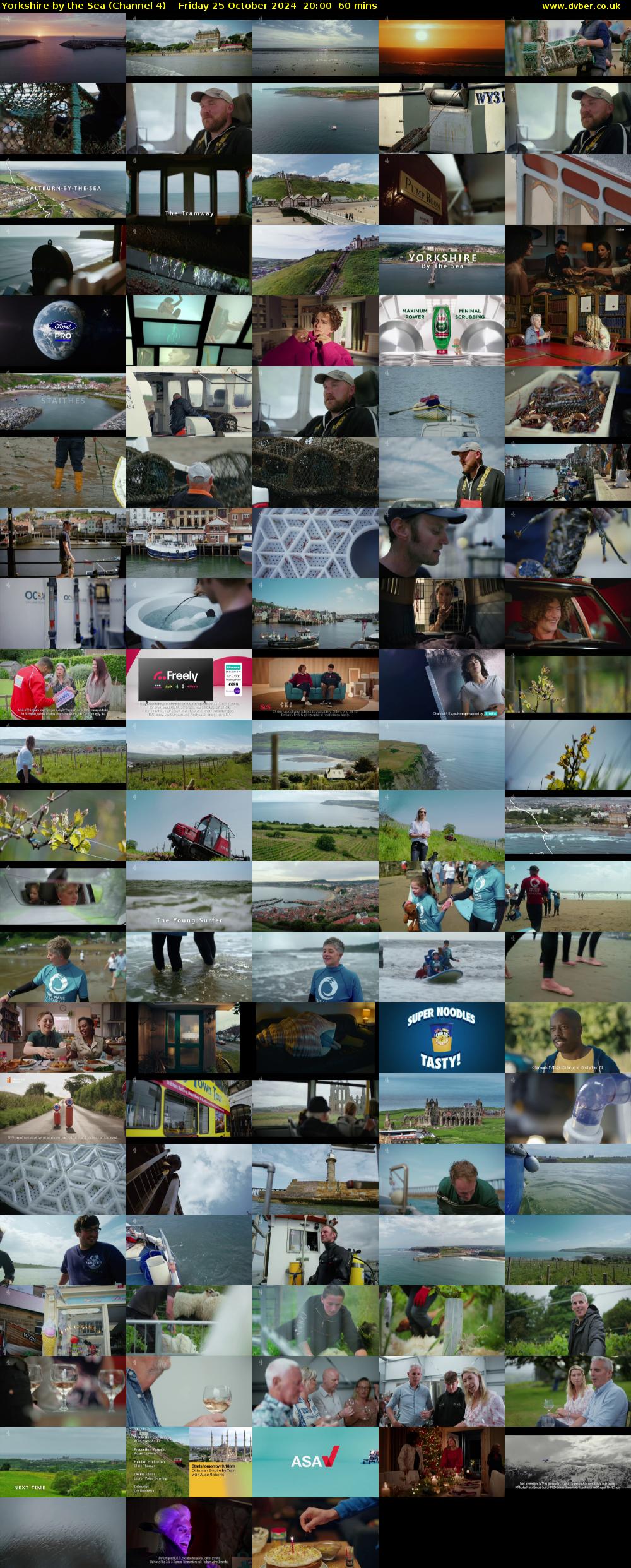 Yorkshire by the Sea (Channel 4) Friday 25 October 2024 20:00 - 21:00