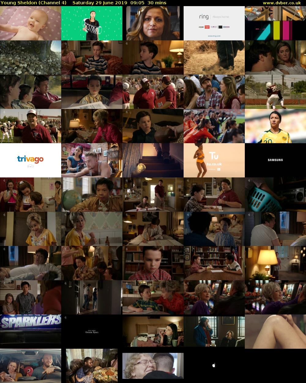 Young Sheldon (Channel 4) Saturday 29 June 2019 09:05 - 09:35