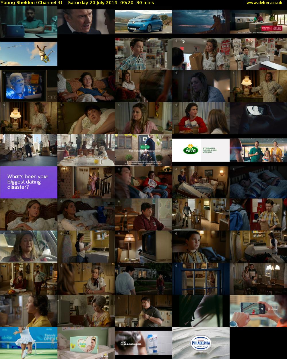 Young Sheldon (Channel 4) Saturday 20 July 2019 09:20 - 09:50