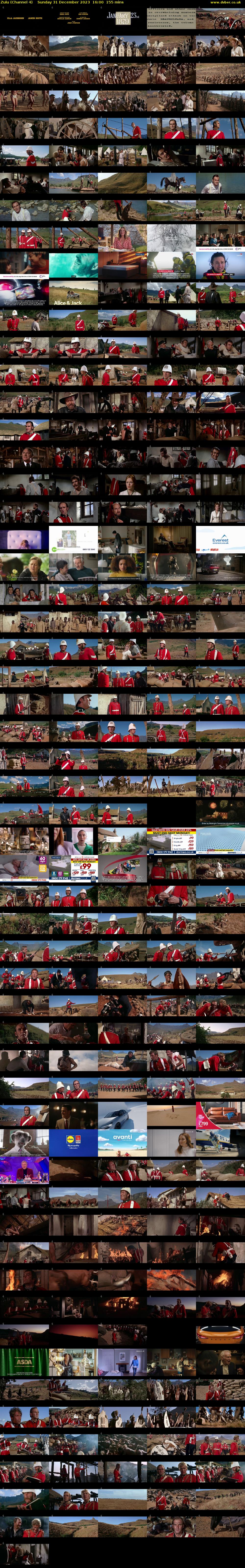 Zulu (Channel 4) Sunday 31 December 2023 16:00 - 18:35
