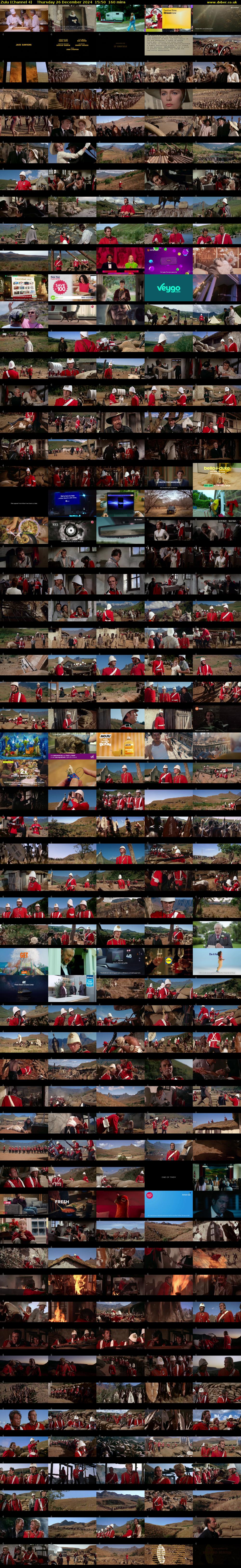Zulu (Channel 4) Thursday 26 December 2024 15:50 - 18:30
