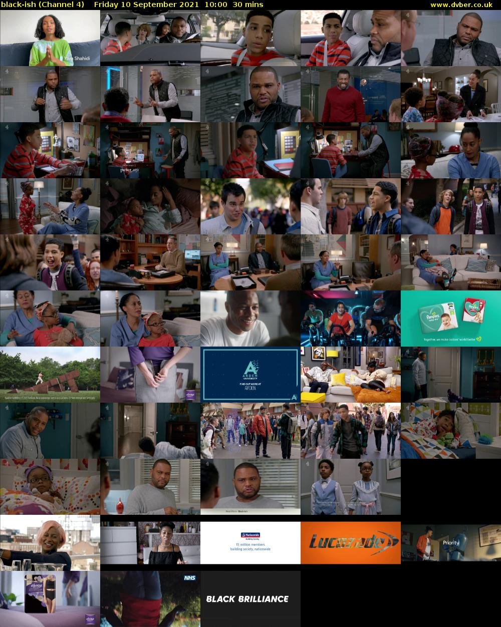 black-ish (Channel 4) Friday 10 September 2021 10:00 - 10:30