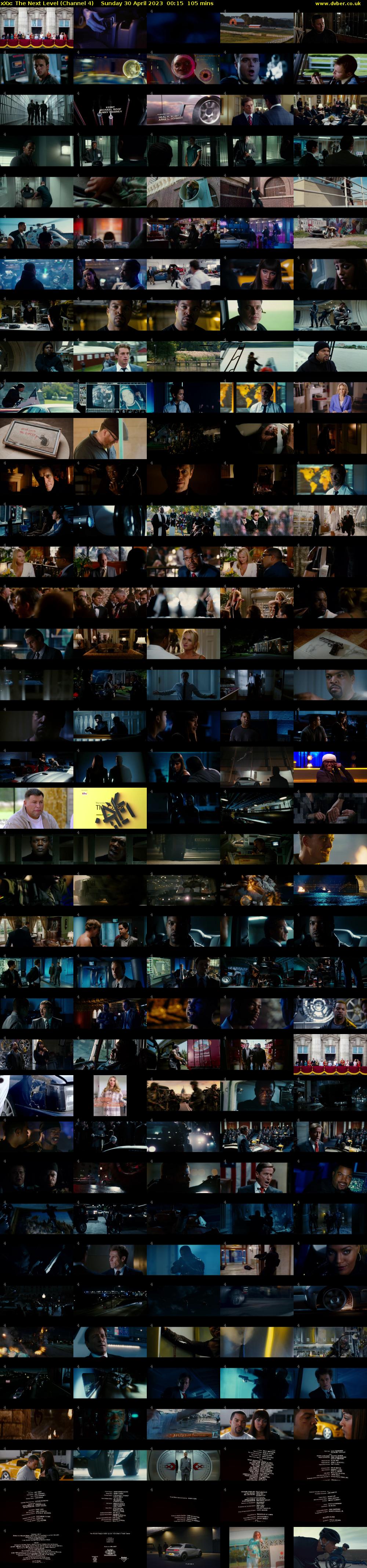 xXx: The Next Level (Channel 4) Sunday 30 April 2023 00:15 - 02:00