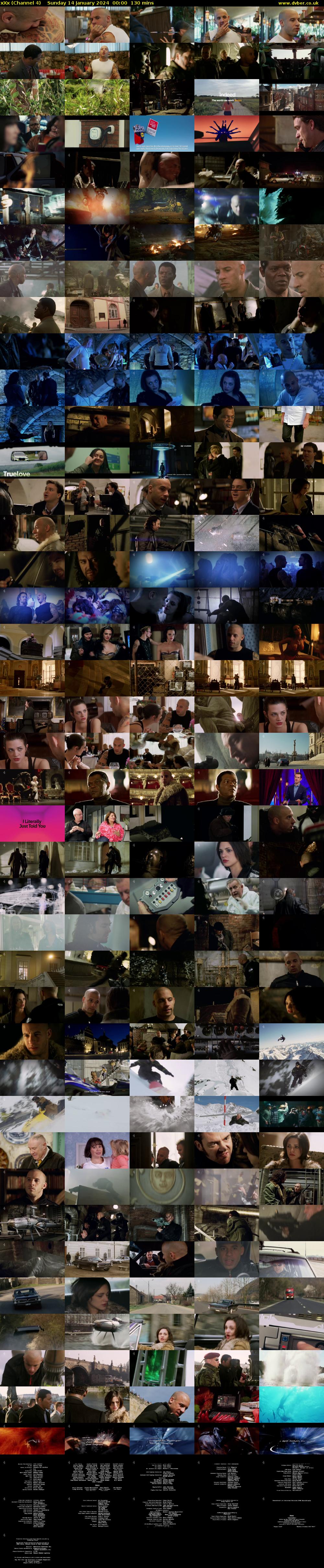xXx (Channel 4) Sunday 14 January 2024 00:00 - 02:10