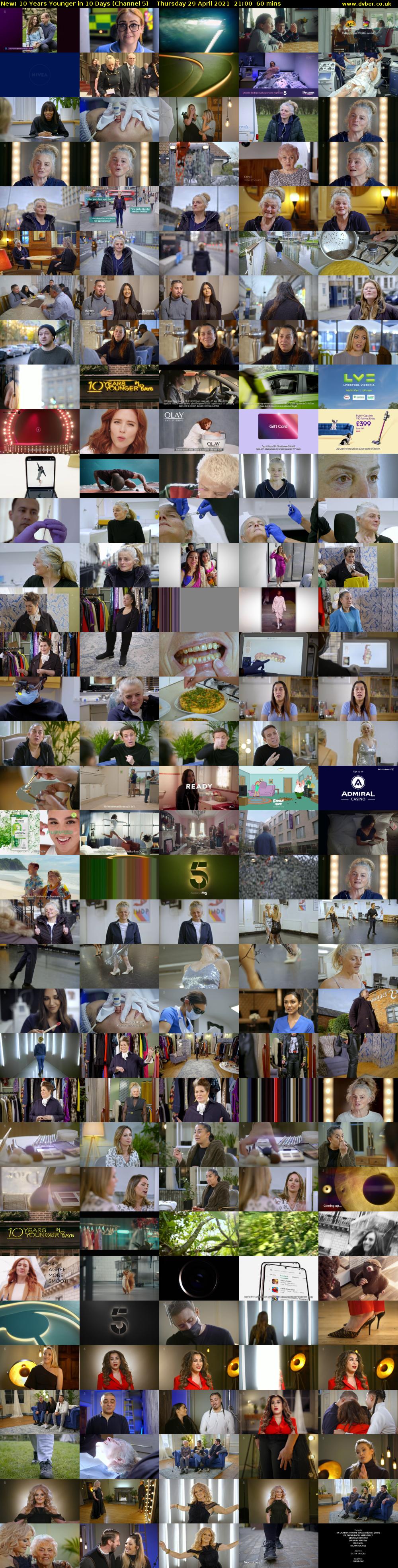 10 Years Younger in 10 Days (Channel 5) Thursday 29 April 2021 21:00 - 22:00