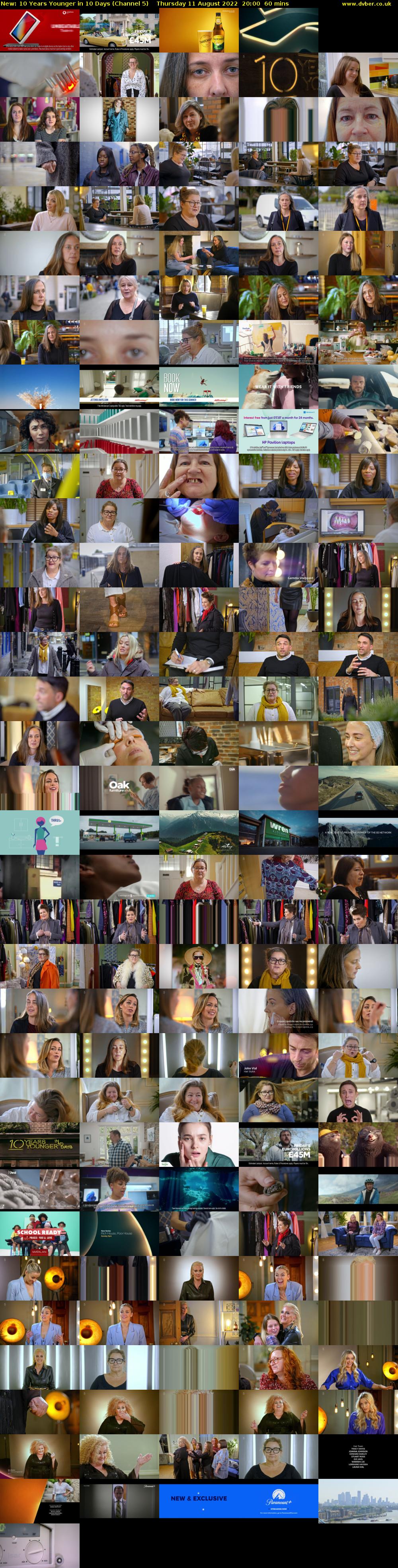 10 Years Younger in 10 Days (Channel 5) Thursday 11 August 2022 20:00 - 21:00