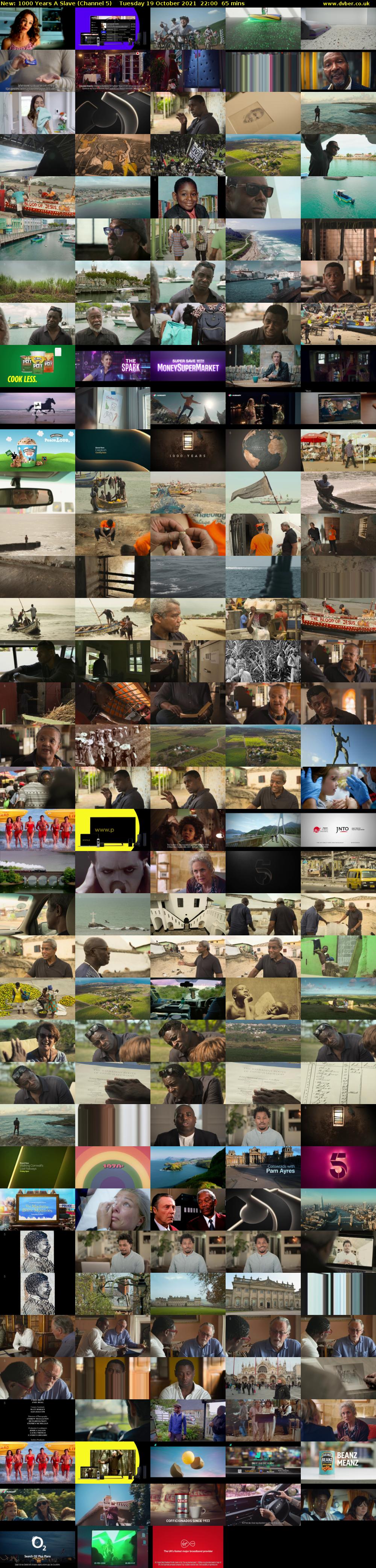 1000 Years A Slave (Channel 5) Tuesday 19 October 2021 22:00 - 23:05