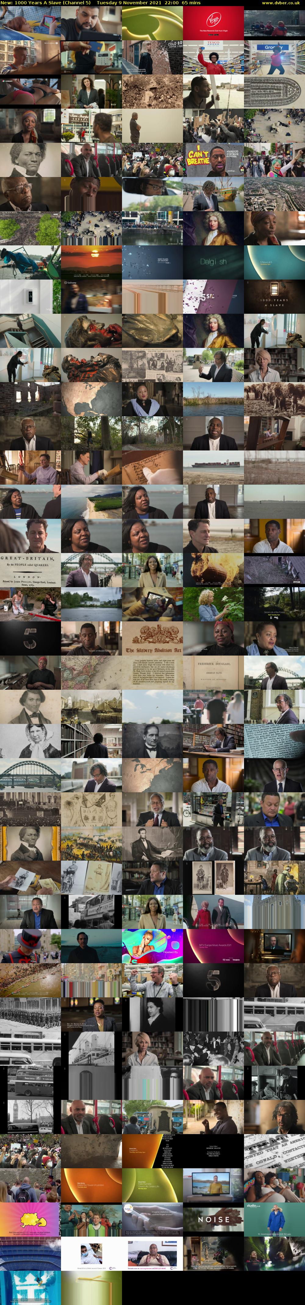 1000 Years A Slave (Channel 5) Tuesday 9 November 2021 22:00 - 23:05
