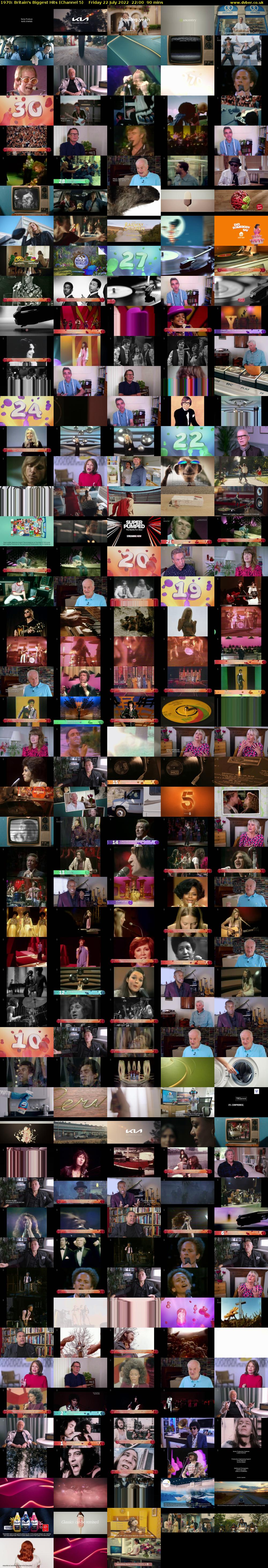 1970: Britain's Biggest Hits (Channel 5) Friday 22 July 2022 22:00 - 23:30
