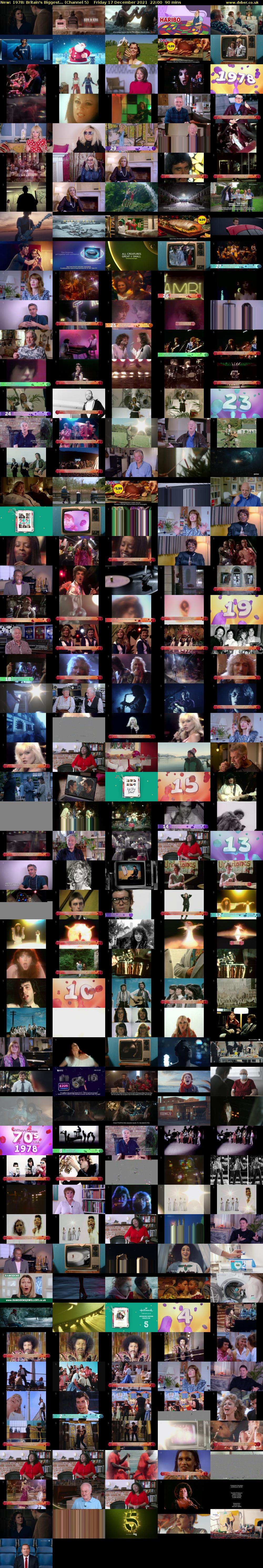 1978: Britain's Biggest... (Channel 5) Friday 17 December 2021 22:00 - 23:30