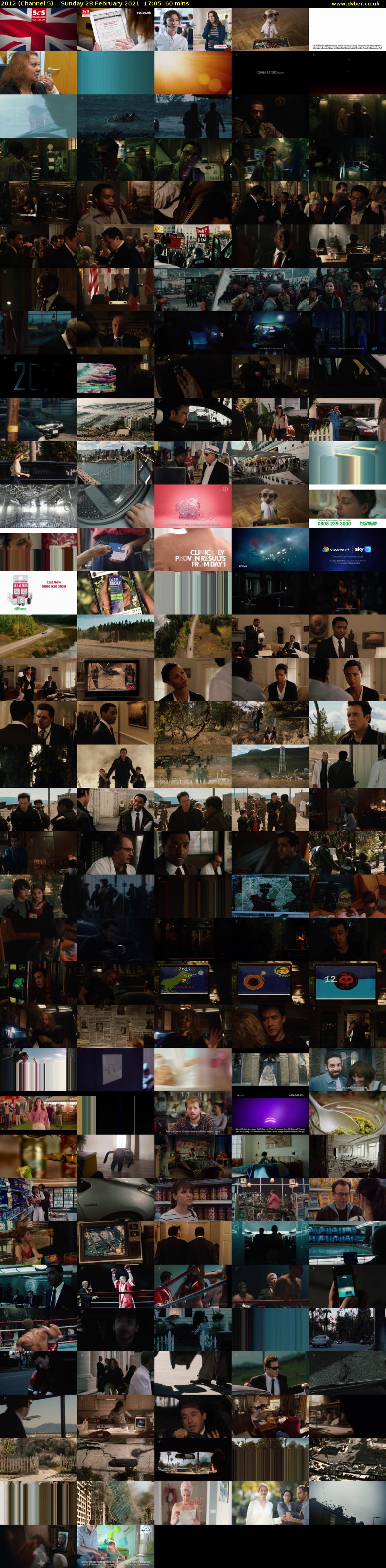 2012 (Channel 5) Sunday 28 February 2021 17:05 - 18:05