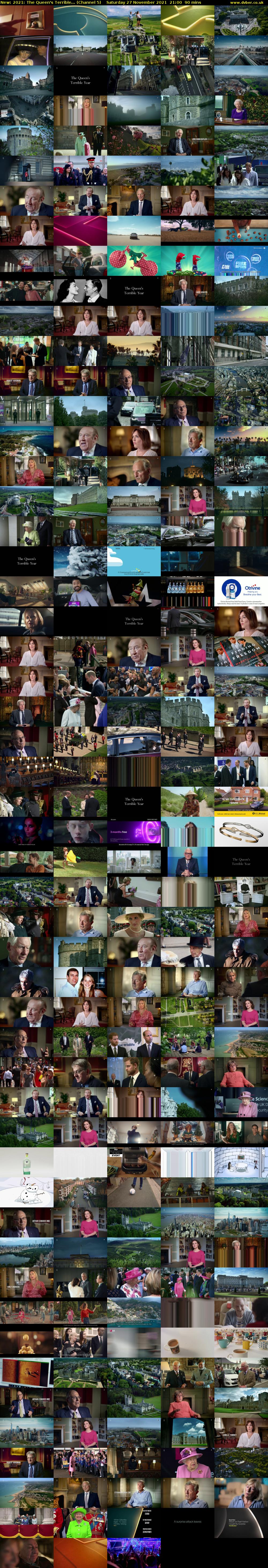 2021: The Queen's Terrible... (Channel 5) Saturday 27 November 2021 21:00 - 22:30