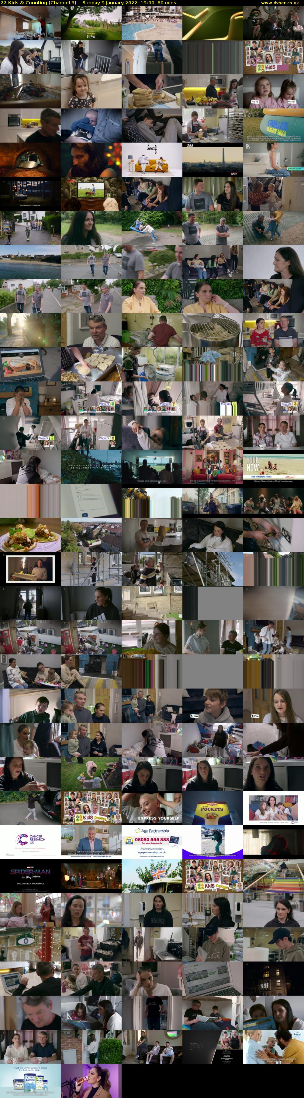 22 Kids & Counting (Channel 5) Sunday 9 January 2022 19:00 - 20:00
