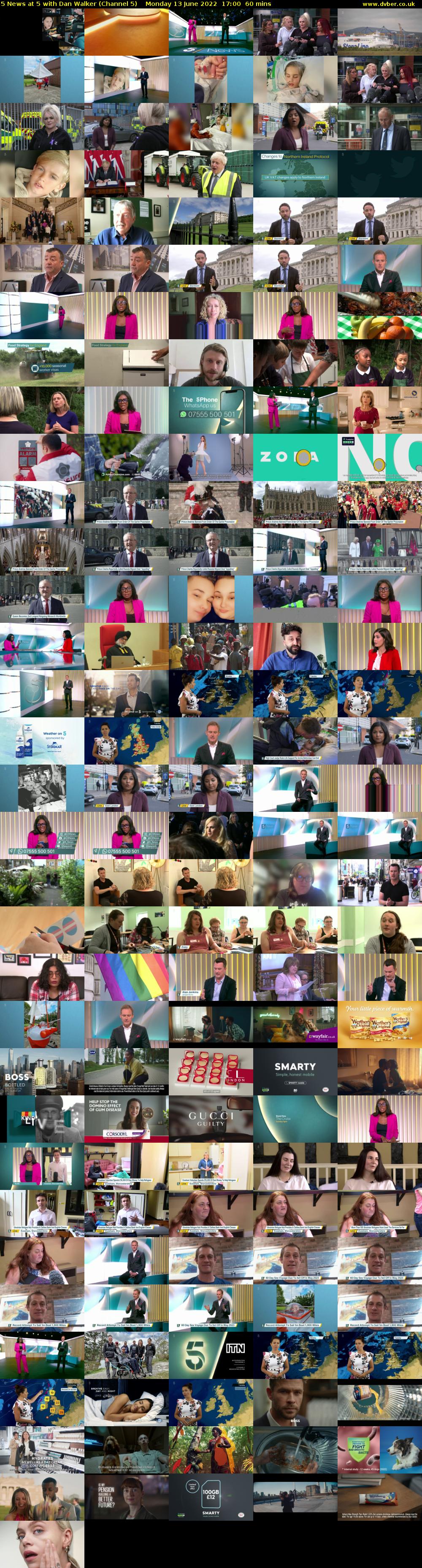 5 News at 5 with Dan Walker (Channel 5) Monday 13 June 2022 17:00 - 18:00