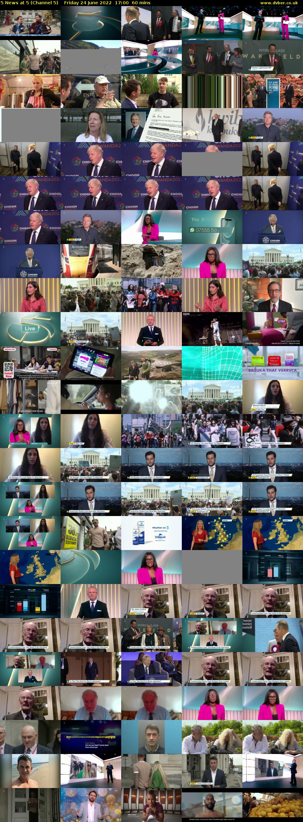 5 News at 5 (Channel 5) Friday 24 June 2022 17:00 - 18:00