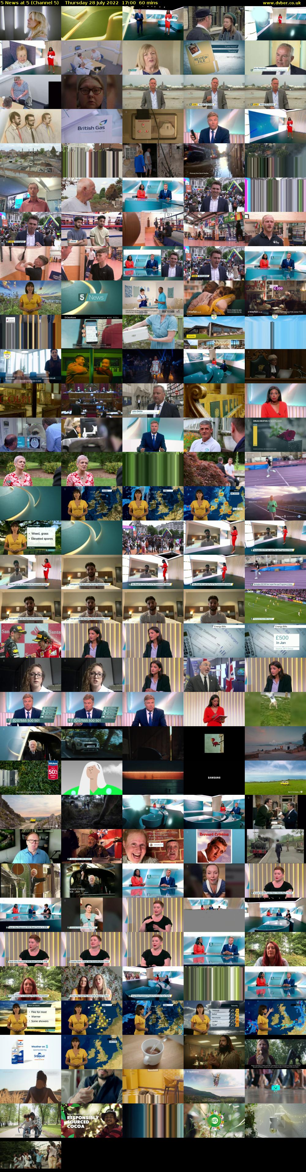 5 News at 5 (Channel 5) Thursday 28 July 2022 17:00 - 18:00