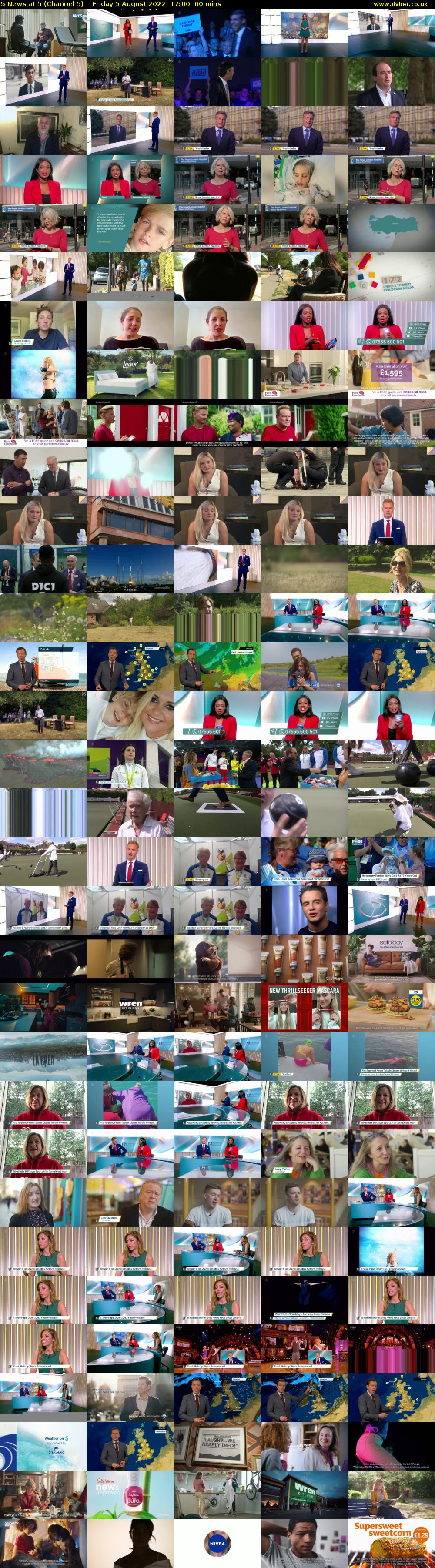 5 News at 5 (Channel 5) Friday 5 August 2022 17:00 - 18:00