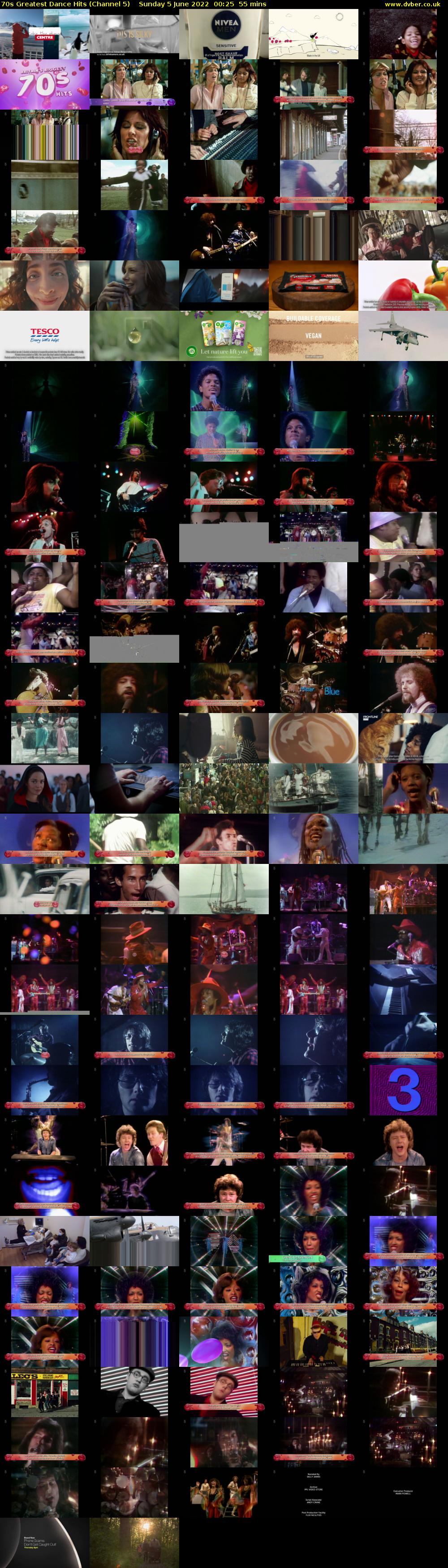 70s Greatest Dance Hits (Channel 5) Sunday 5 June 2022 00:25 - 01:20