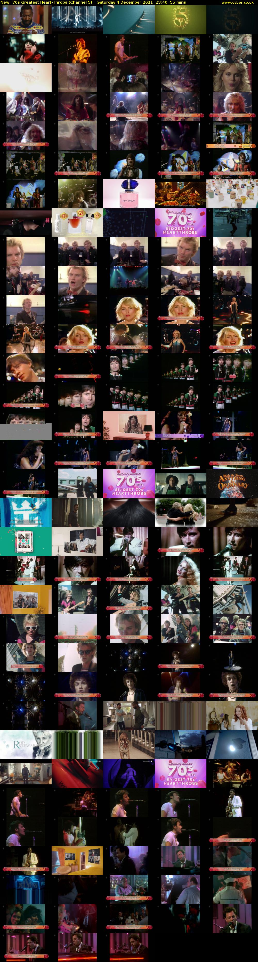 70s Greatest Heart-Throbs (Channel 5) Saturday 4 December 2021 23:40 - 00:35