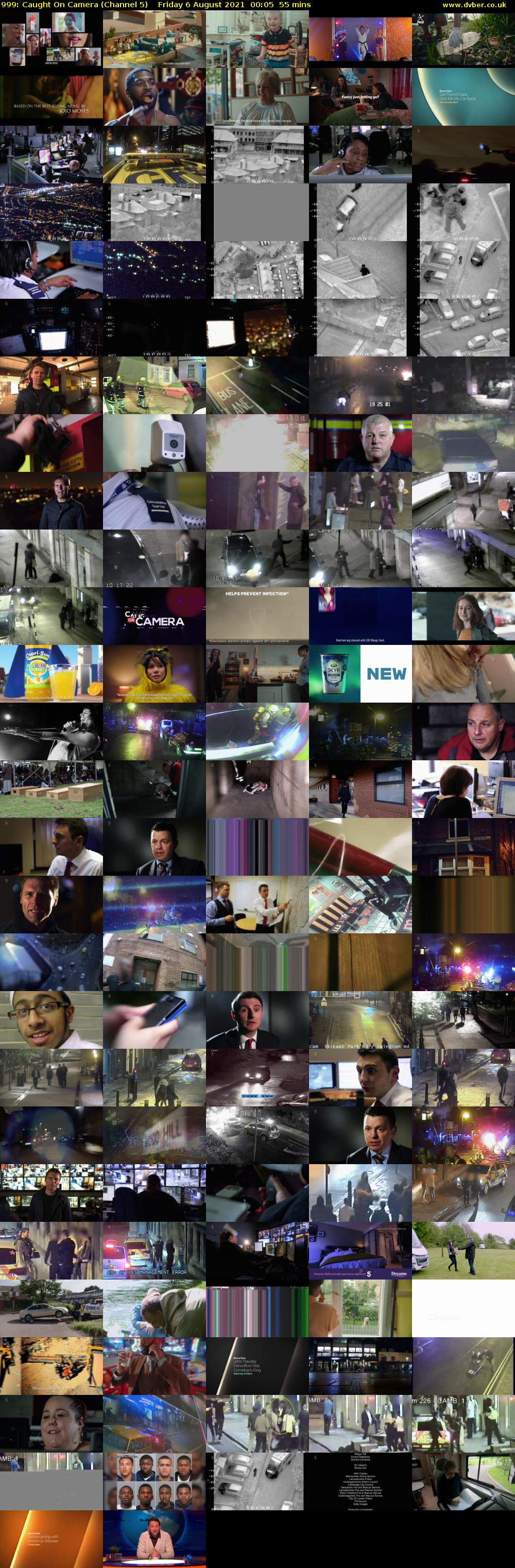 999: Caught On Camera (Channel 5) Friday 6 August 2021 00:05 - 01:00