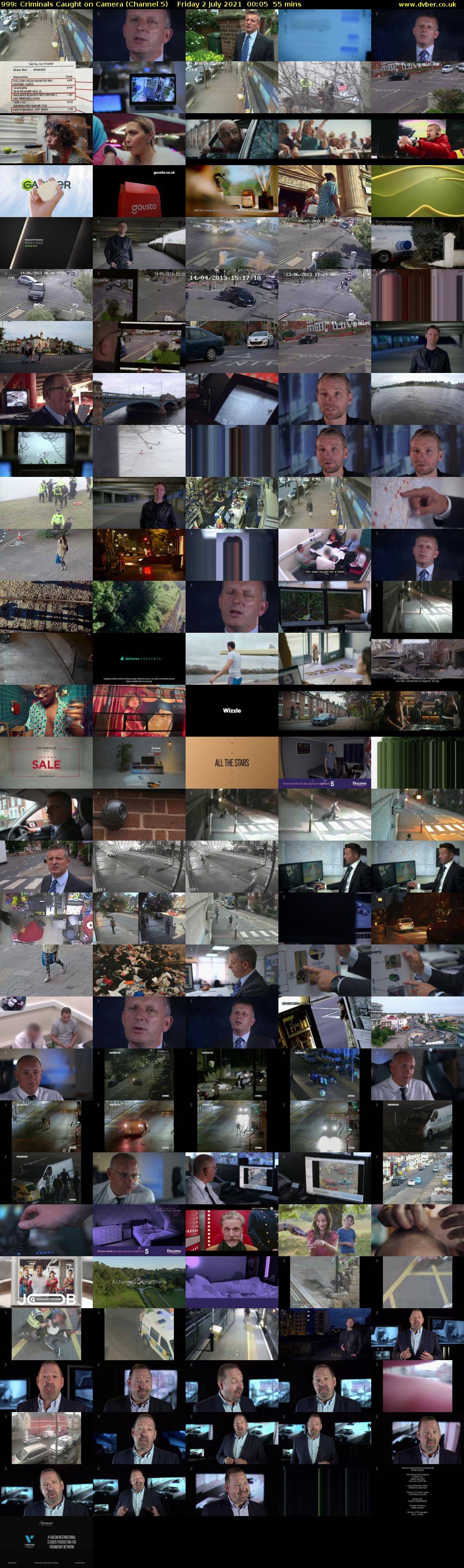 999: Criminals Caught on Camera (Channel 5) Friday 2 July 2021 00:05 - 01:00