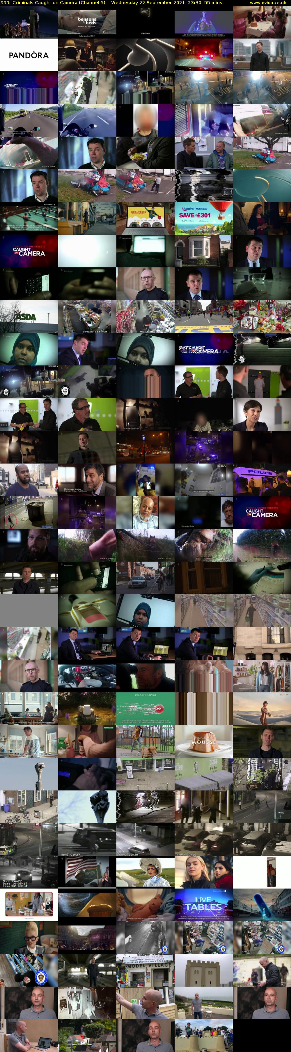 999: Criminals Caught on Camera (Channel 5) Wednesday 22 September 2021 23:30 - 00:25