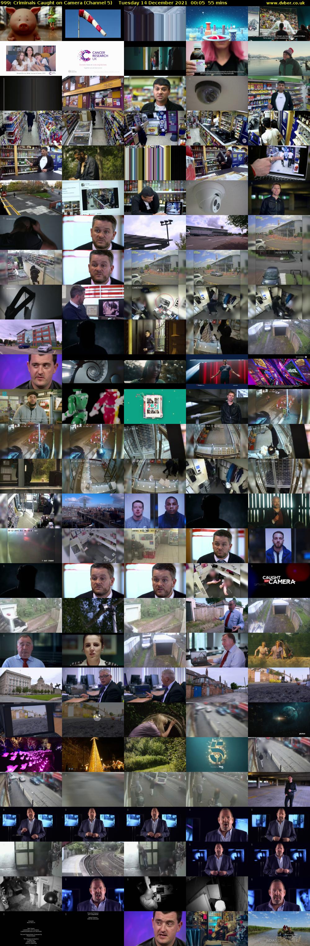 999: Criminals Caught on Camera (Channel 5) Tuesday 14 December 2021 00:05 - 01:00