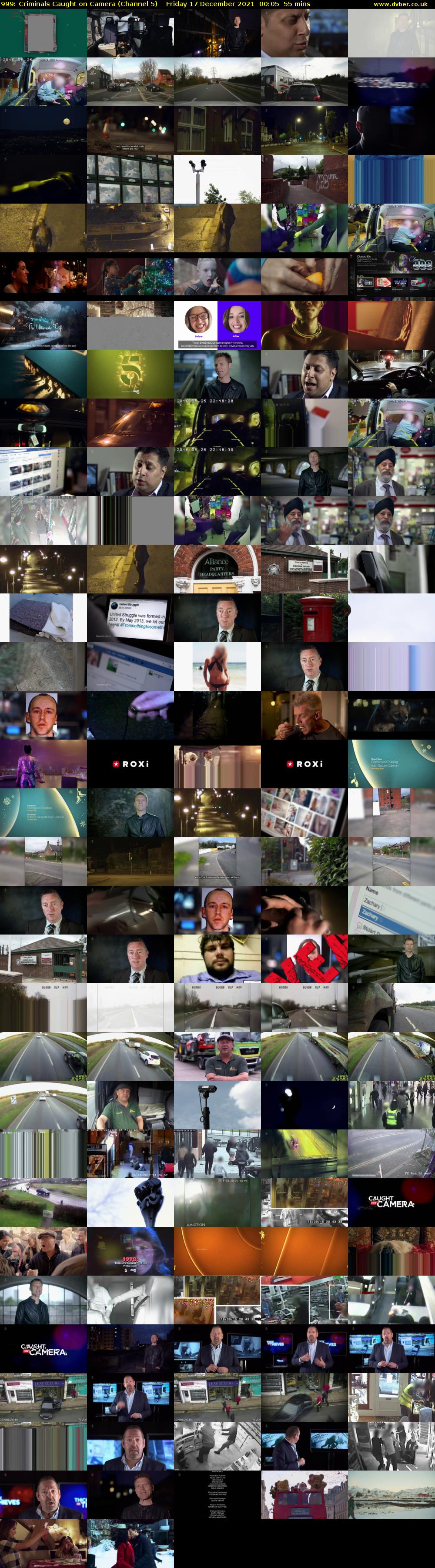 999: Criminals Caught on Camera (Channel 5) Friday 17 December 2021 00:05 - 01:00