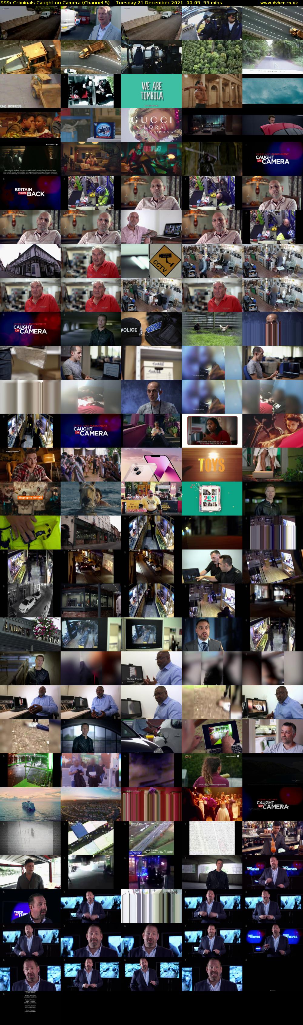999: Criminals Caught on Camera (Channel 5) Tuesday 21 December 2021 00:05 - 01:00